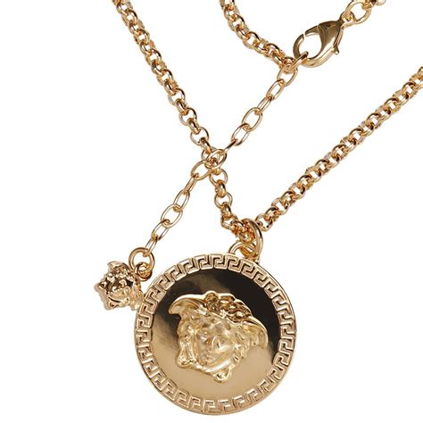 medaglia versace oro|Collana con pendente Medusa '95 Oro .